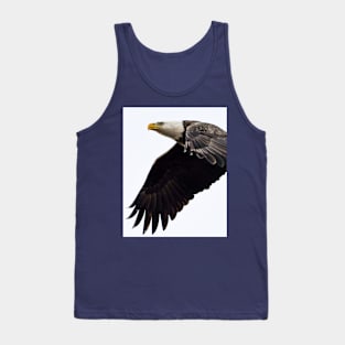 An Adult Bald Eagle In Flight Tank Top